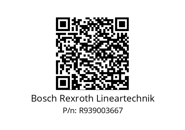   Bosch Rexroth Lineartechnik R939003667