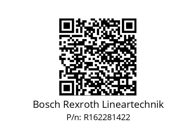   Bosch Rexroth Lineartechnik R162281422