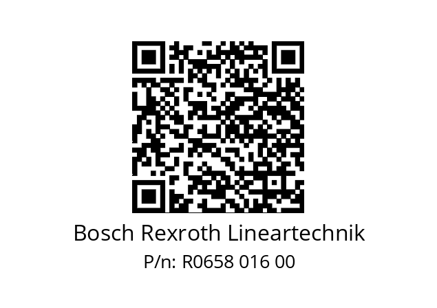   Bosch Rexroth Lineartechnik R0658 016 00