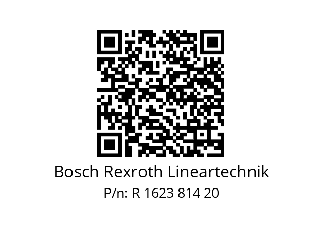   Bosch Rexroth Lineartechnik R 1623 814 20