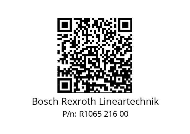   Bosch Rexroth Lineartechnik R1065 216 00