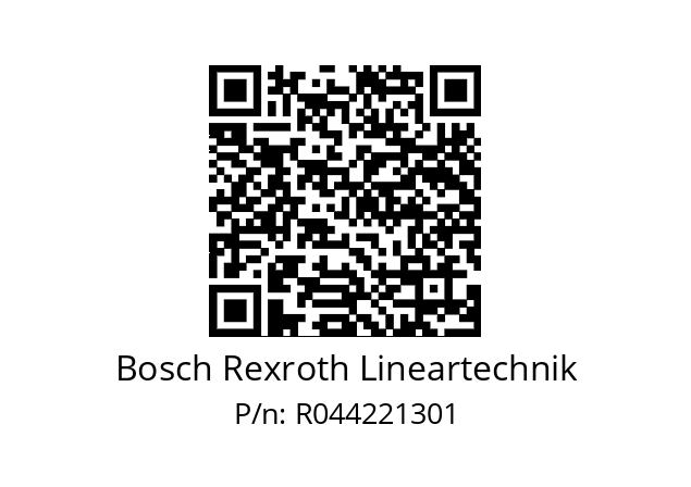   Bosch Rexroth Lineartechnik R044221301