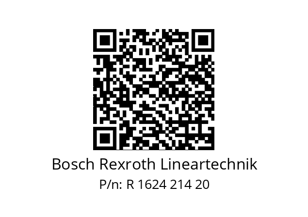   Bosch Rexroth Lineartechnik R 1624 214 20