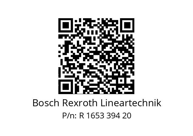   Bosch Rexroth Lineartechnik R 1653 394 20