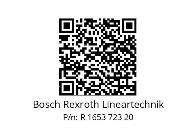   Bosch Rexroth Lineartechnik R 1653 723 20