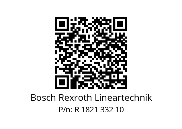   Bosch Rexroth Lineartechnik R 1821 332 10