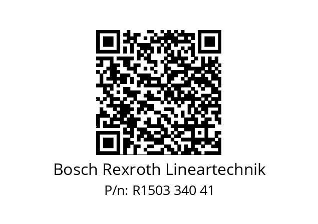   Bosch Rexroth Lineartechnik R1503 340 41