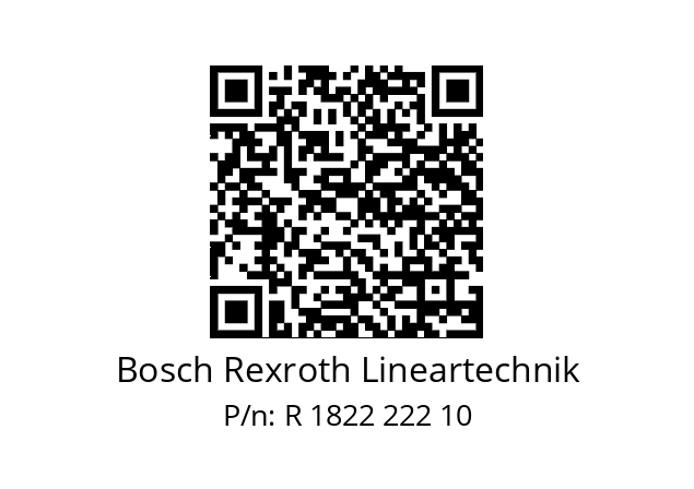   Bosch Rexroth Lineartechnik R 1822 222 10