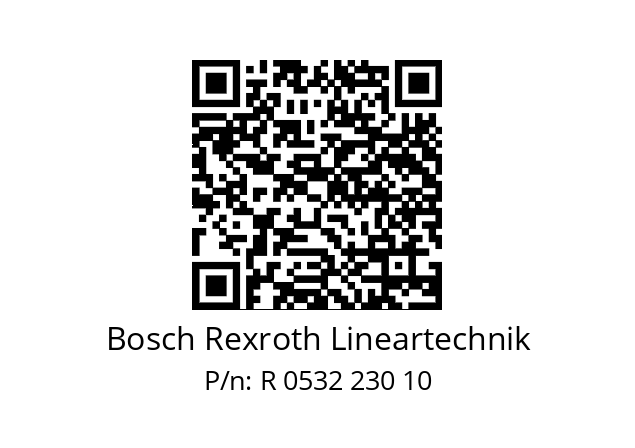   Bosch Rexroth Lineartechnik R 0532 230 10