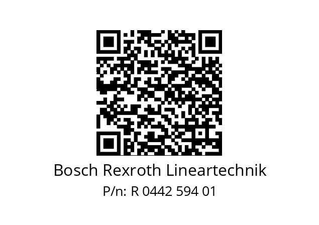   Bosch Rexroth Lineartechnik R 0442 594 01