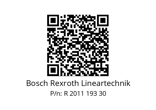   Bosch Rexroth Lineartechnik R 2011 193 30