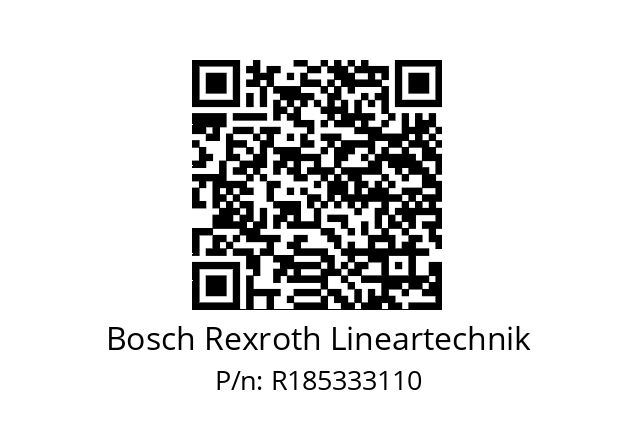   Bosch Rexroth Lineartechnik R185333110