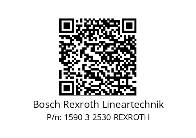   Bosch Rexroth Lineartechnik 1590-3-2530-REXROTH