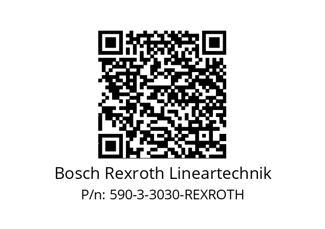   Bosch Rexroth Lineartechnik 590-3-3030-REXROTH