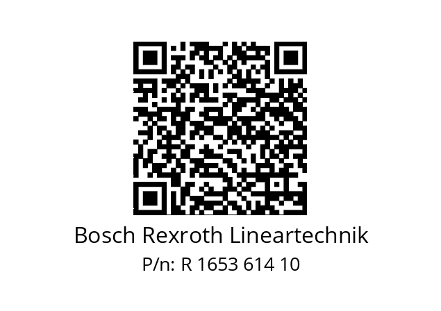   Bosch Rexroth Lineartechnik R 1653 614 10