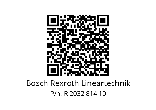   Bosch Rexroth Lineartechnik R 2032 814 10