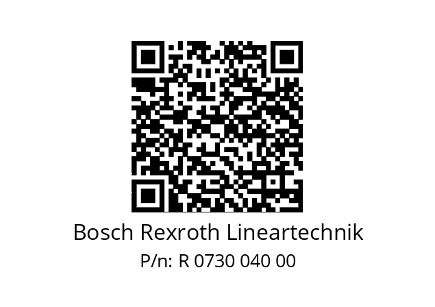   Bosch Rexroth Lineartechnik R 0730 040 00