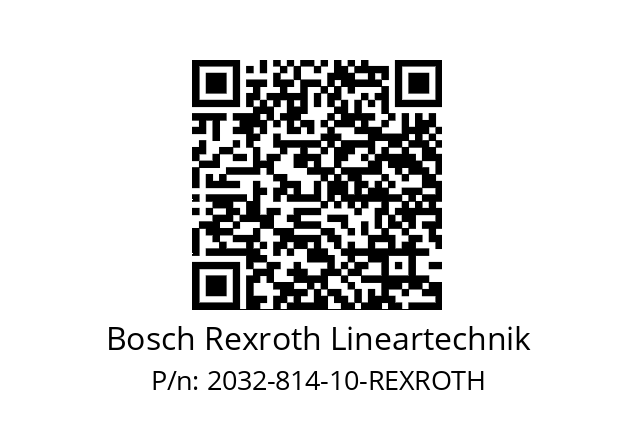   Bosch Rexroth Lineartechnik 2032-814-10-REXROTH