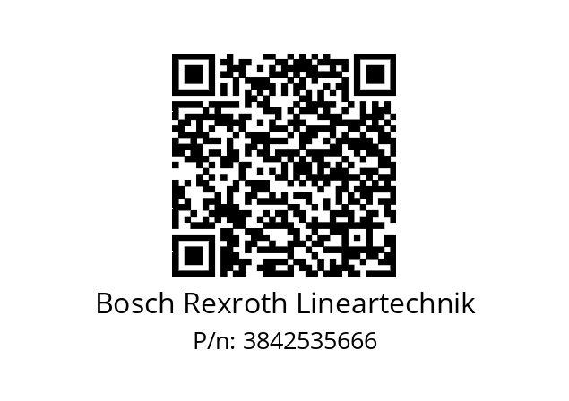   Bosch Rexroth Lineartechnik 3842535666