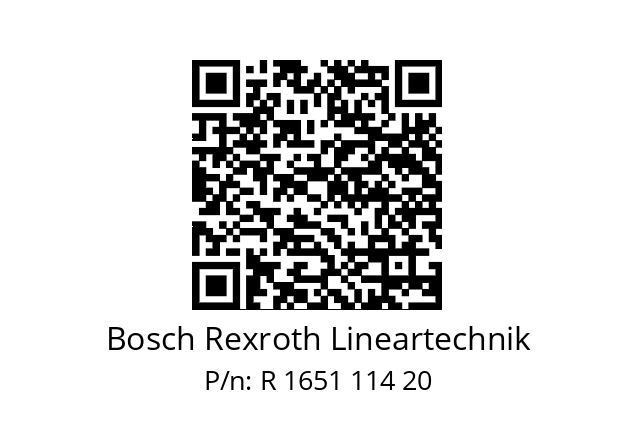   Bosch Rexroth Lineartechnik R 1651 114 20