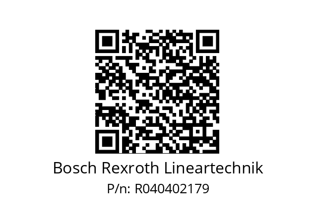   Bosch Rexroth Lineartechnik R040402179