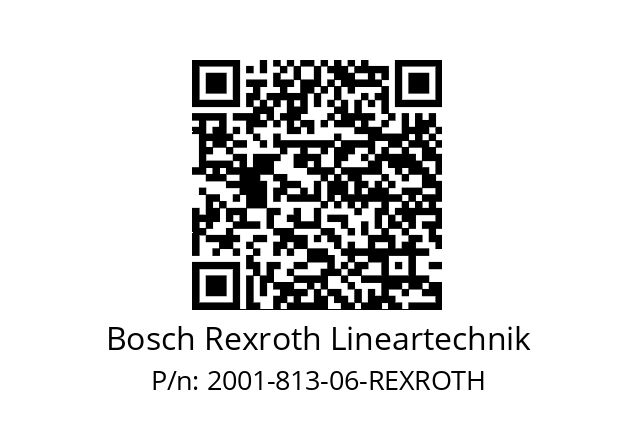   Bosch Rexroth Lineartechnik 2001-813-06-REXROTH