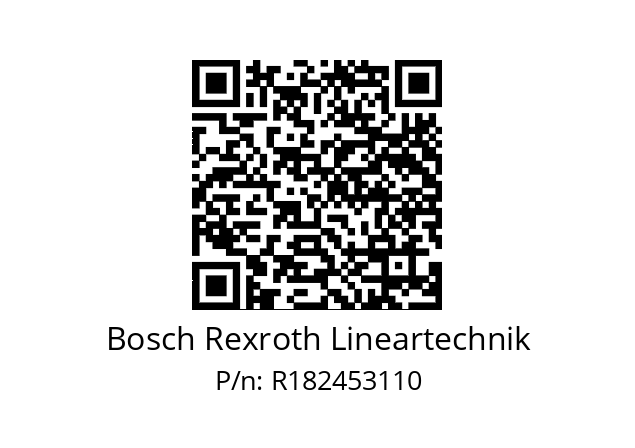   Bosch Rexroth Lineartechnik R182453110