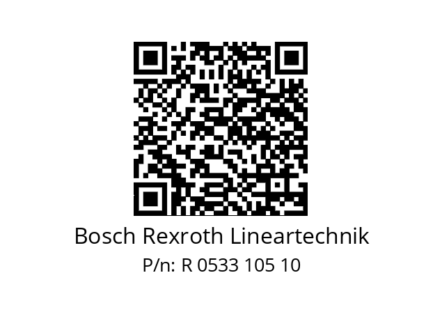   Bosch Rexroth Lineartechnik R 0533 105 10