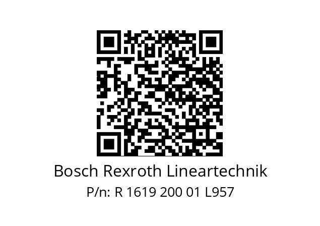   Bosch Rexroth Lineartechnik R 1619 200 01 L957