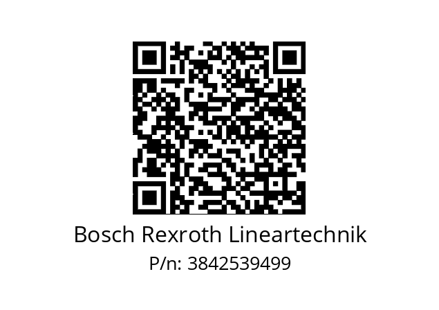   Bosch Rexroth Lineartechnik 3842539499