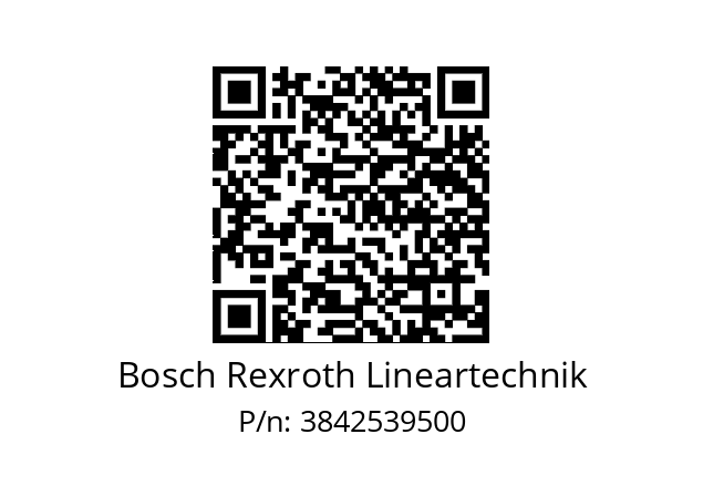   Bosch Rexroth Lineartechnik 3842539500