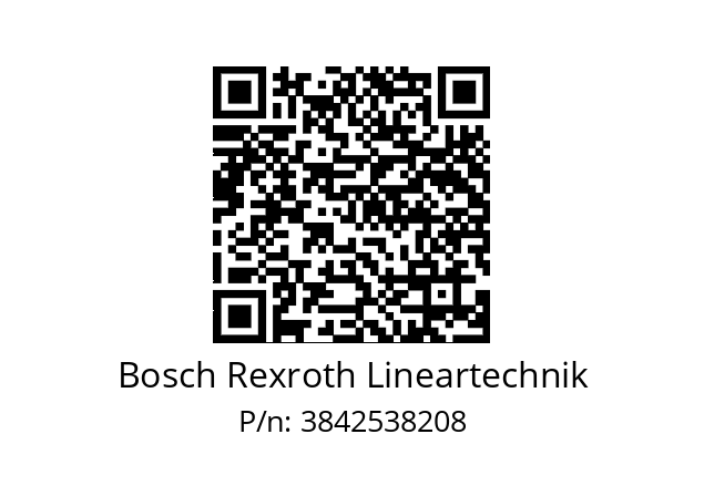   Bosch Rexroth Lineartechnik 3842538208