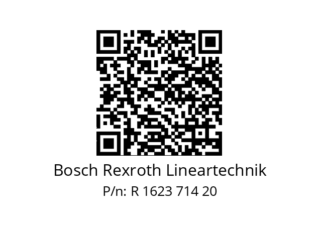   Bosch Rexroth Lineartechnik R 1623 714 20