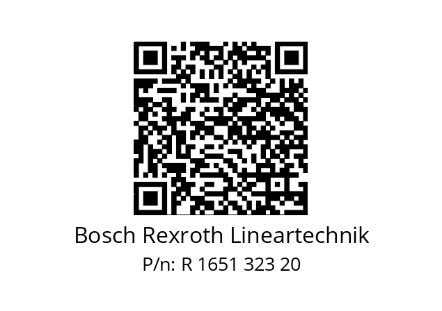   Bosch Rexroth Lineartechnik R 1651 323 20