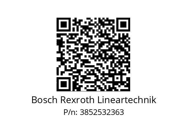   Bosch Rexroth Lineartechnik 3852532363