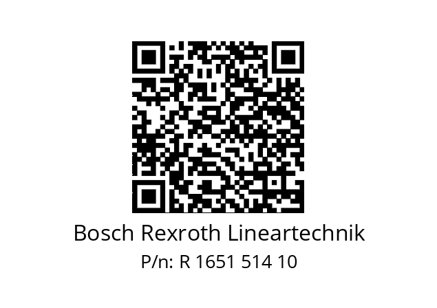   Bosch Rexroth Lineartechnik R 1651 514 10