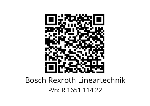   Bosch Rexroth Lineartechnik R 1651 114 22