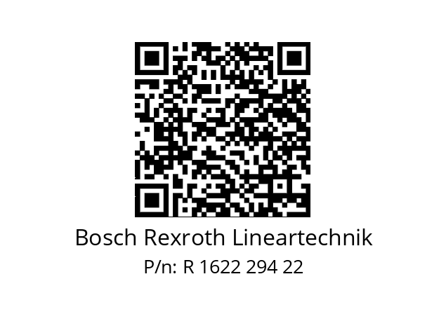   Bosch Rexroth Lineartechnik R 1622 294 22