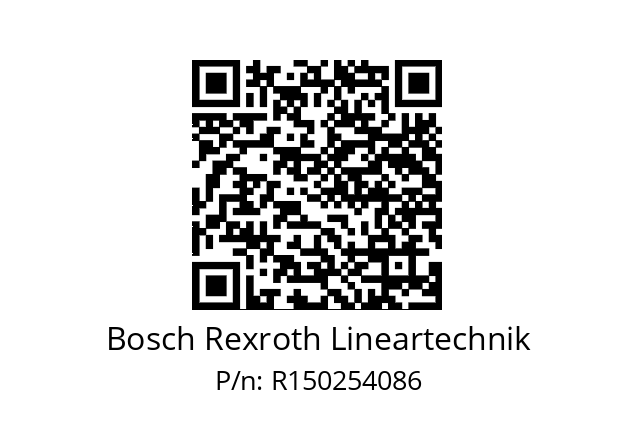   Bosch Rexroth Lineartechnik R150254086