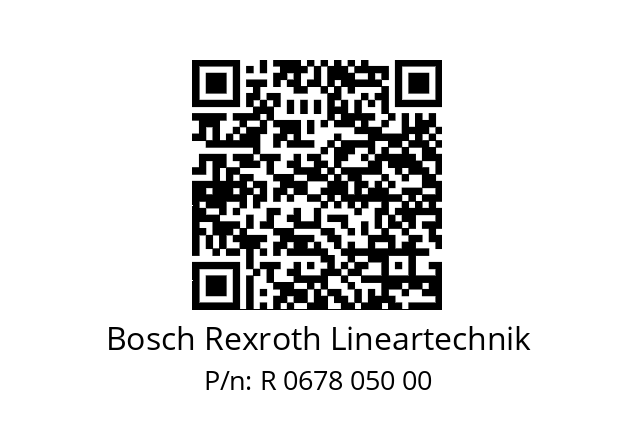   Bosch Rexroth Lineartechnik R 0678 050 00