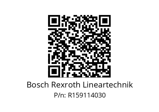   Bosch Rexroth Lineartechnik R159114030