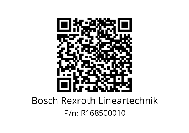   Bosch Rexroth Lineartechnik R168500010