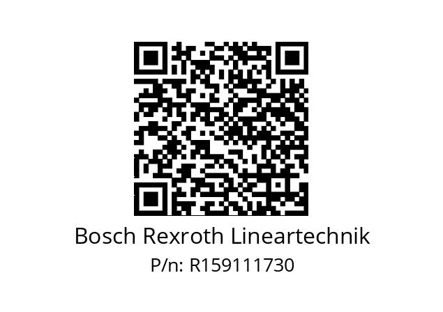   Bosch Rexroth Lineartechnik R159111730