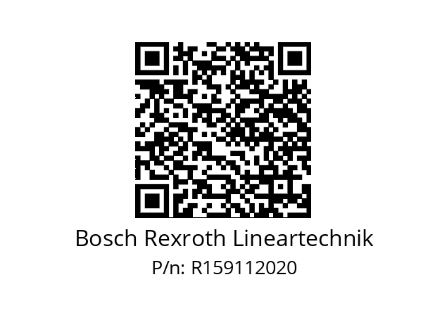   Bosch Rexroth Lineartechnik R159112020