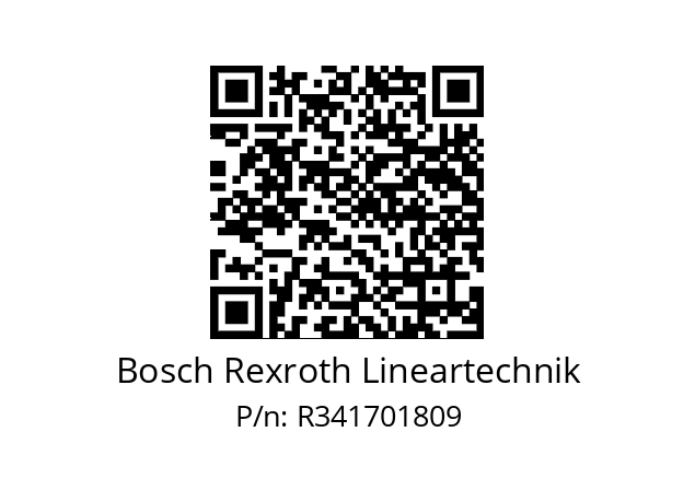   Bosch Rexroth Lineartechnik R341701809