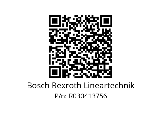   Bosch Rexroth Lineartechnik R030413756