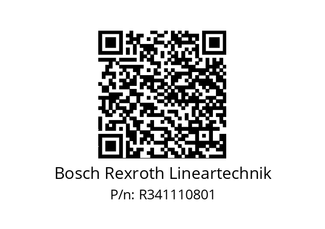   Bosch Rexroth Lineartechnik R341110801