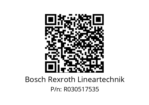   Bosch Rexroth Lineartechnik R030517535