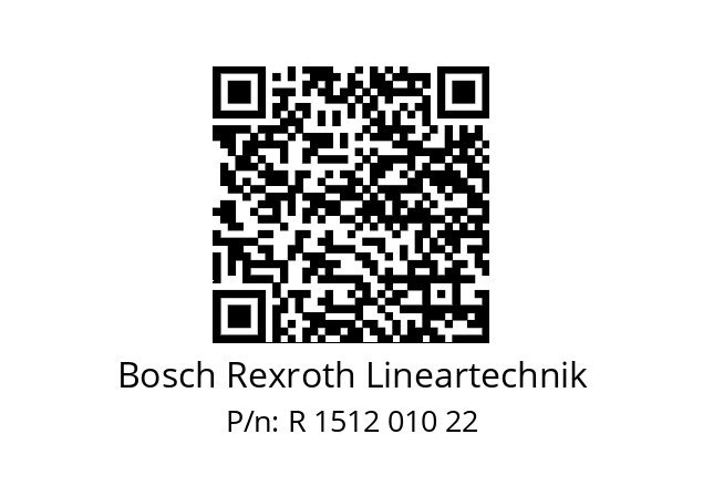   Bosch Rexroth Lineartechnik R 1512 010 22