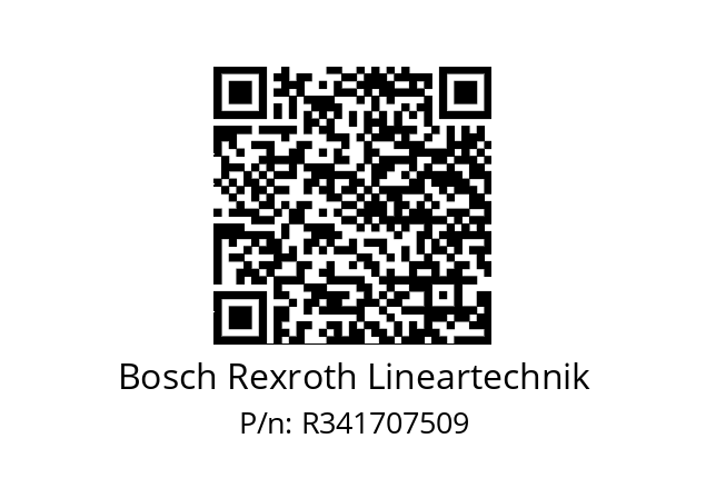   Bosch Rexroth Lineartechnik R341707509